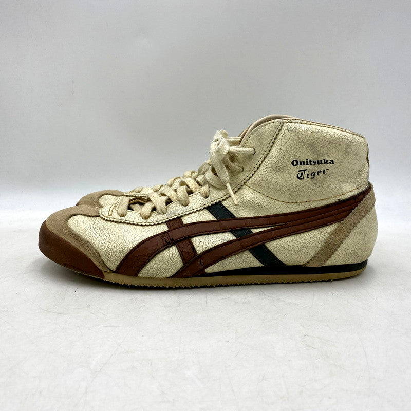 【現状渡し品】【メンズ/レディース】 ONITSUKA TIGER オニツカタイガー THL328 MEXICO MID RUNNER メキシコ ミッドランナー 靴 スニーカー シューズ 162-250718-ma-08-izu サイズ：26cm カラー：BEIGE 万代Net店