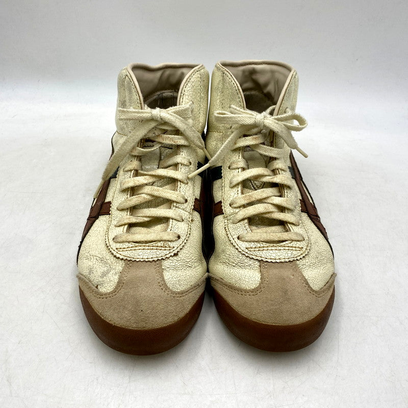 【現状渡し品】【メンズ/レディース】 ONITSUKA TIGER オニツカタイガー THL328 MEXICO MID RUNNER メキシコ ミッドランナー 靴 スニーカー シューズ 162-250718-ma-08-izu サイズ：26cm カラー：BEIGE 万代Net店