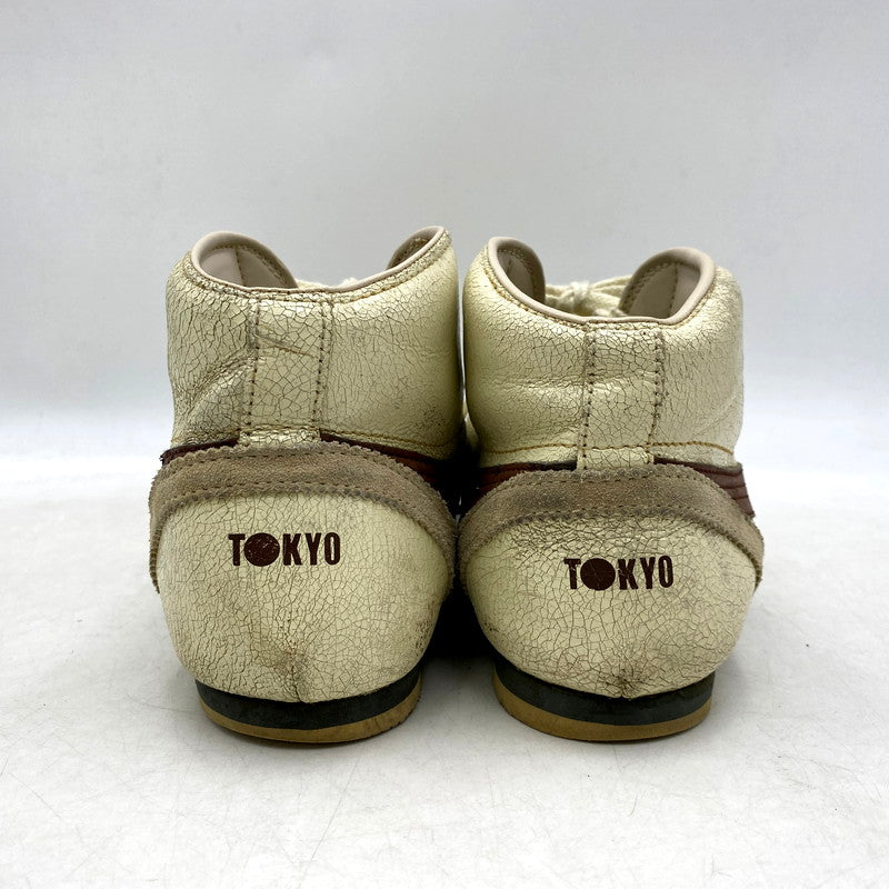 【現状渡し品】【メンズ/レディース】 ONITSUKA TIGER オニツカタイガー THL328 MEXICO MID RUNNER メキシコ ミッドランナー 靴 スニーカー シューズ 162-250718-ma-08-izu サイズ：26cm カラー：BEIGE 万代Net店