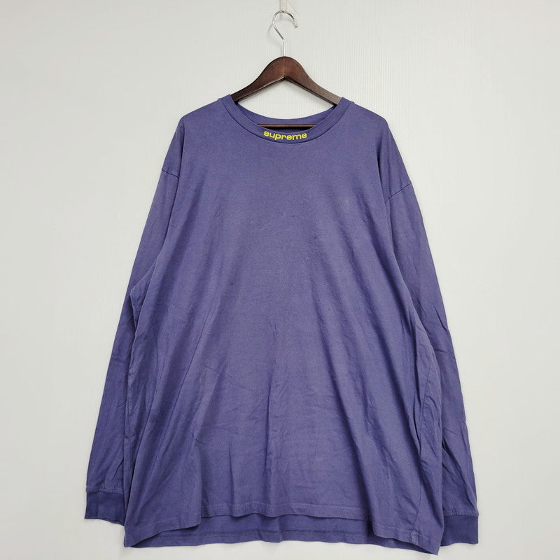 【中古品】【メンズ】 EMBROIDERED COLLAR L/S TOP エンブロイダード カラー ロングスリーブ トップ 長袖 Tシャツ トップス 149-250714-as-08-izu サイズ：XXL カラー：パープル 万代Net店