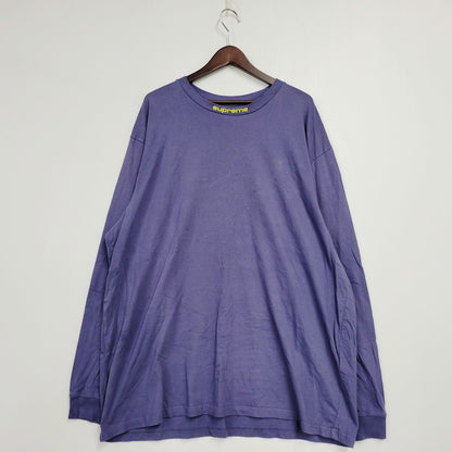 【中古品】【メンズ】 EMBROIDERED COLLAR L/S TOP エンブロイダード カラー ロングスリーブ トップ 長袖 Tシャツ トップス 149-250714-as-08-izu サイズ：XXL カラー：パープル 万代Net店