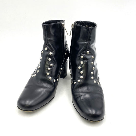 【中古品】【レディース】 STUDS BOOTS スタッズ ブーツ シューズ 靴 183-250714-as-27-izu サイズ：35.5 カラー：ブラック 万代Net店