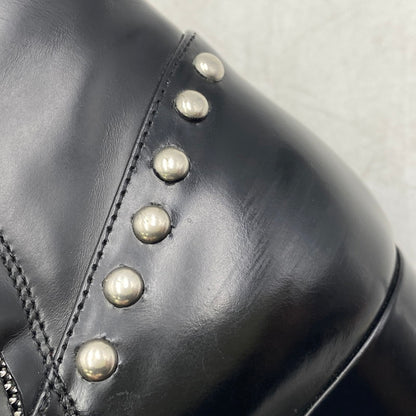 【中古品】【レディース】 STUDS BOOTS スタッズ ブーツ シューズ 靴 183-250714-as-27-izu サイズ：35.5 カラー：ブラック 万代Net店