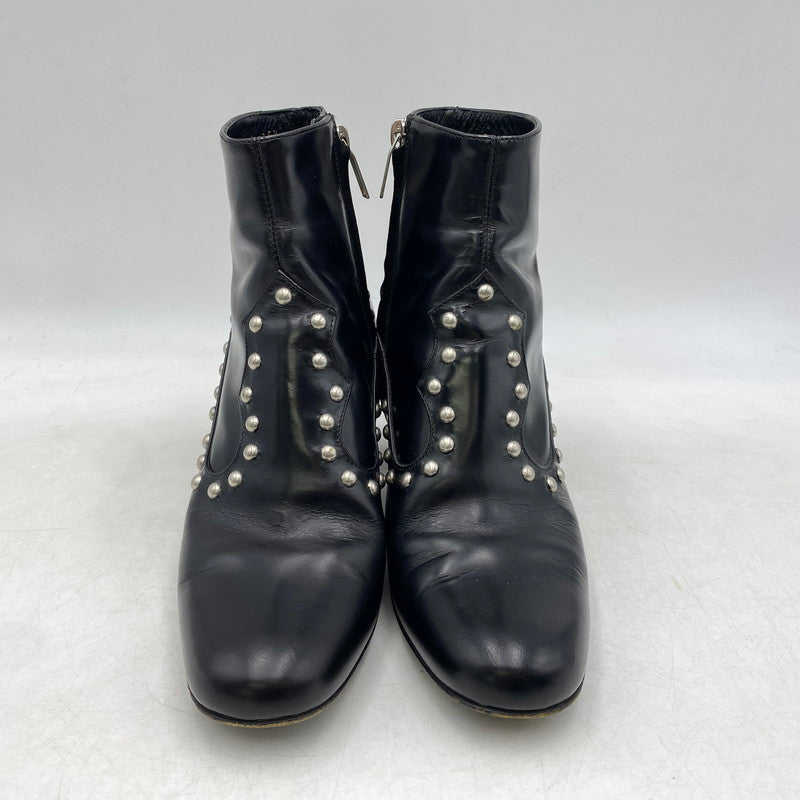 【中古品】【レディース】 STUDS BOOTS スタッズ ブーツ シューズ 靴 183-250714-as-27-izu サイズ：35.5 カラー：ブラック 万代Net店