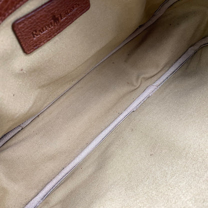 【中古品】【メンズ/レディース】 OLD RALPH LAUREN オールド ラルフローレン LEATHER SHOULDER BAG レザー ショルダーバッグ カバン 鞄 188-250714-as-24-izu カラー：ブラウン 万代Net店