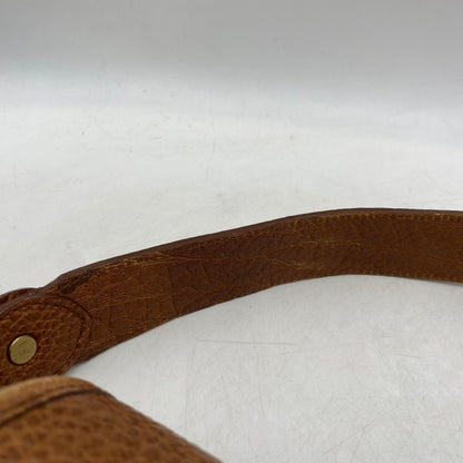 【中古品】【メンズ/レディース】 OLD RALPH LAUREN オールド ラルフローレン LEATHER SHOULDER BAG レザー ショルダーバッグ カバン 鞄 188-250714-as-24-izu カラー：ブラウン 万代Net店