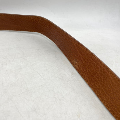 【中古品】【メンズ/レディース】 OLD RALPH LAUREN オールド ラルフローレン LEATHER SHOULDER BAG レザー ショルダーバッグ カバン 鞄 188-250714-as-24-izu カラー：ブラウン 万代Net店