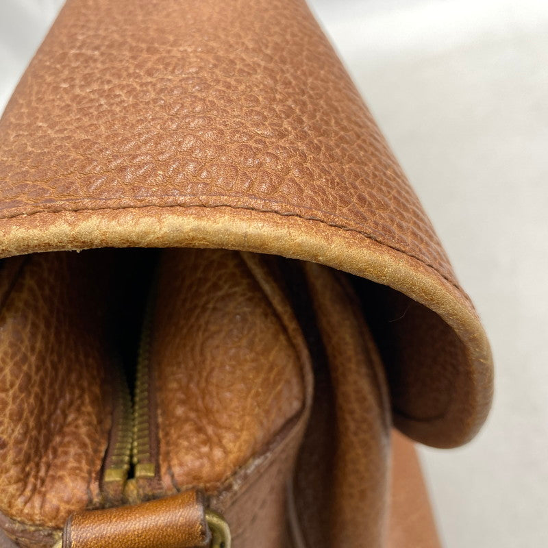 【中古品】【メンズ/レディース】 OLD RALPH LAUREN オールド ラルフローレン LEATHER SHOULDER BAG レザー ショルダーバッグ カバン 鞄 188-250714-as-24-izu カラー：ブラウン 万代Net店