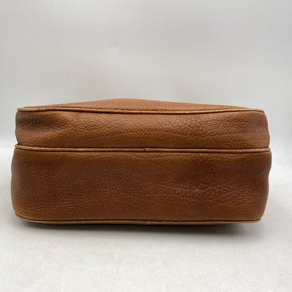 【中古品】【メンズ/レディース】 OLD RALPH LAUREN オールド ラルフローレン LEATHER SHOULDER BAG レザー ショルダーバッグ カバン 鞄 188-250714-as-24-izu カラー：ブラウン 万代Net店