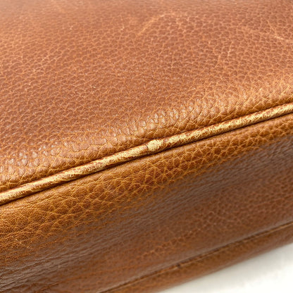 【中古品】【メンズ/レディース】 OLD RALPH LAUREN オールド ラルフローレン LEATHER SHOULDER BAG レザー ショルダーバッグ カバン 鞄 188-250714-as-24-izu カラー：ブラウン 万代Net店