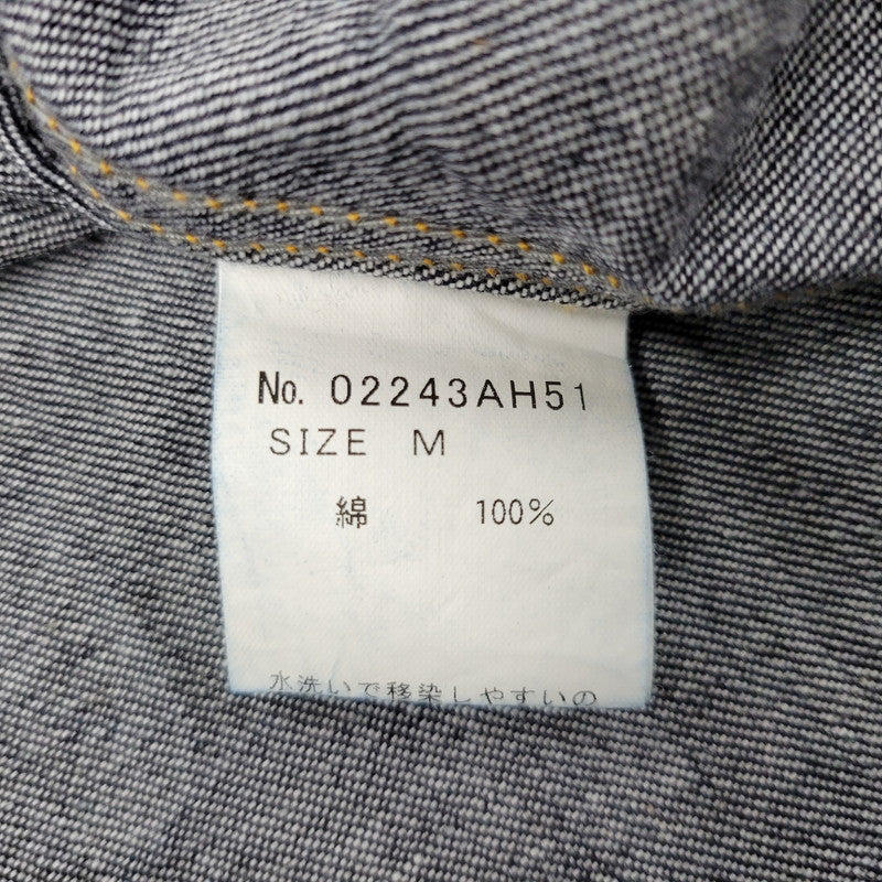 【中古美品】【メンズ】 HYSTERIC GLAMOUR ヒステリックグラマー WESTERN DENIM SHIRT 02243AH51 ウエスタンデニムシャツ HYSTERIC刺繍 長袖 トップス 140-250715-as-02-izu サイズ：M カラー：インディゴ 万代Net店