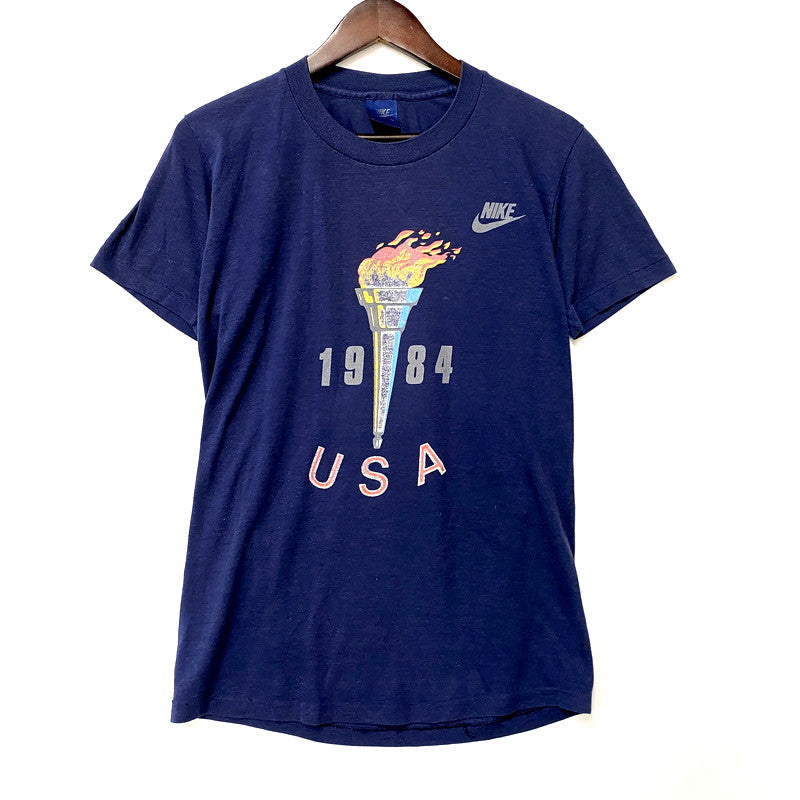 【中古品】【メンズ】 1984 USA OLYMPICS 80S SS TEE ユーエスエー オリンピック 80年代 ショートスリーブT トップス 半袖 146-250717-ma-04-izu サイズ：M カラー：ネイビー 万代Net店