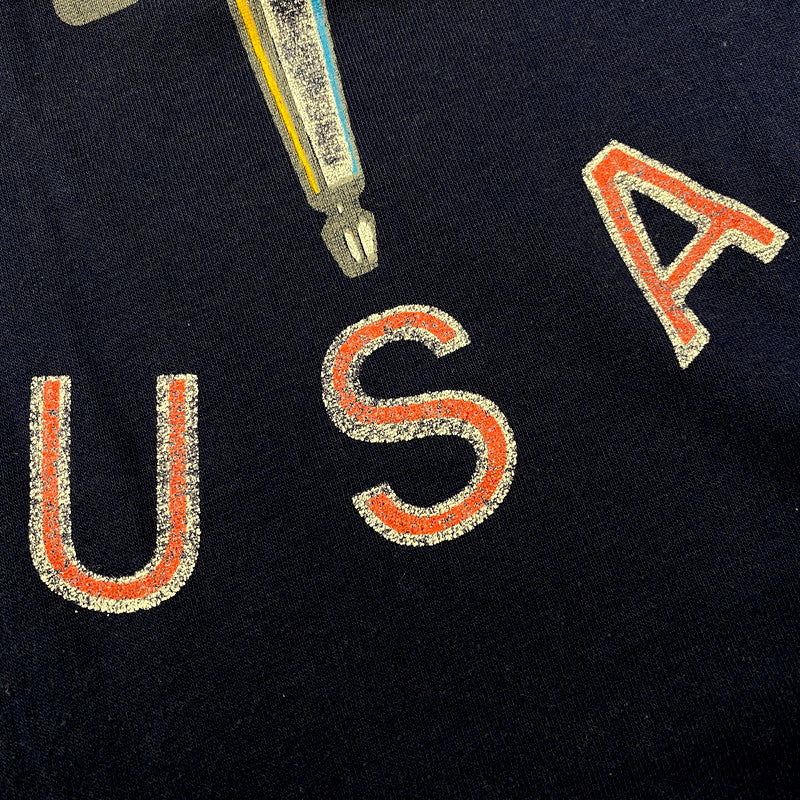 【中古品】【メンズ】 1984 USA OLYMPICS 80S SS TEE ユーエスエー オリンピック 80年代 ショートスリーブT トップス 半袖 146-250717-ma-04-izu サイズ：M カラー：ネイビー 万代Net店