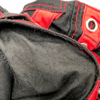 【中古品】【メンズ】 TRIPP NYC トリップニューヨークシティ 中国製 2WAY BONDAGE PANTS ツーウェイボンデージパンツ ズボン ボトムス 157-250717-ma-02-izu サイズ：XXS カラー：BLACK/RED 万代Net店