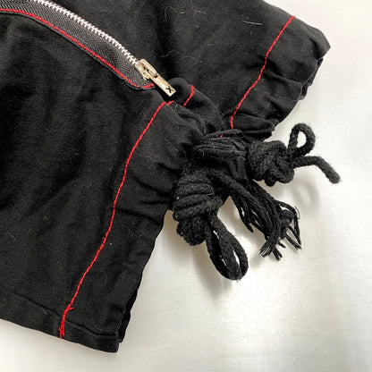 【中古品】【メンズ】 TRIPP NYC トリップニューヨークシティ 中国製 2WAY BONDAGE PANTS ツーウェイボンデージパンツ ズボン ボトムス 157-250717-ma-02-izu サイズ：XXS カラー：BLACK/RED 万代Net店