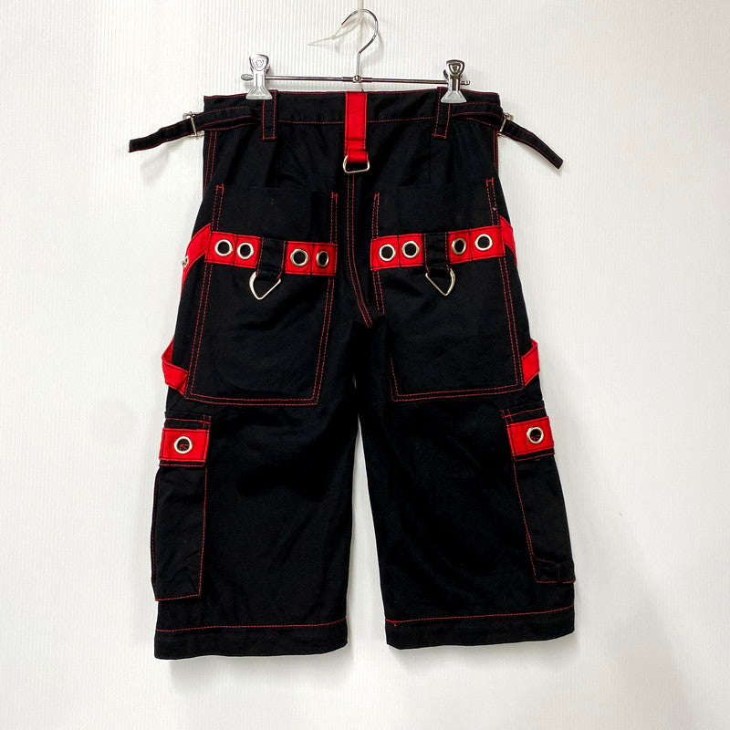 【中古品】【メンズ】 TRIPP NYC トリップニューヨークシティ 中国製 2WAY BONDAGE PANTS ツーウェイボンデージパンツ ズボン ボトムス 157-250717-ma-02-izu サイズ：XXS カラー：BLACK/RED 万代Net店