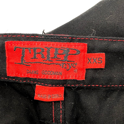 【中古品】【メンズ】 TRIPP NYC トリップニューヨークシティ 中国製 2WAY BONDAGE PANTS ツーウェイボンデージパンツ ズボン ボトムス 157-250717-ma-02-izu サイズ：XXS カラー：BLACK/RED 万代Net店