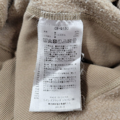 【中古品】【メンズ】 Champion チャンピオン REVERSE WEAVE HOODED SWEATSHIRT C8-Q130 リバースウィーブ フーデッド スウェットシャツ 青単色タグ パーカー 長袖 トップス 148-250719-as-16-izu サイズ：M カラー：ベージュ系 万代Net店