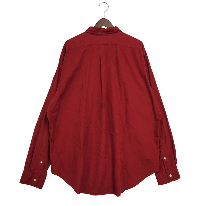 【中古品】【メンズ】 RALPH LAUREN ラルフローレン CLASSIC FIT LS BD SHIRT クラシックフィット ロングスリーブ ボタンダウン シャツ 長袖 トップス 146-250719-as-15-izu サイズ：XXL カラー：レッド 万代Net店
