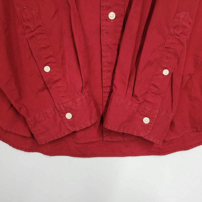 【中古品】【メンズ】 RALPH LAUREN ラルフローレン CLASSIC FIT LS BD SHIRT クラシックフィット ロングスリーブ ボタンダウン シャツ 長袖 トップス 146-250719-as-15-izu サイズ：XXL カラー：レッド 万代Net店