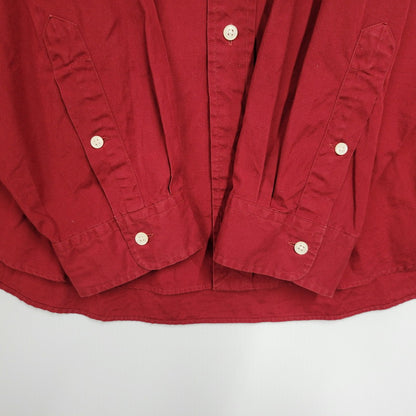 【中古品】【メンズ】 RALPH LAUREN ラルフローレン CLASSIC FIT LS BD SHIRT クラシックフィット ロングスリーブ ボタンダウン シャツ 長袖 トップス 146-250719-as-15-izu サイズ：XXL カラー：レッド 万代Net店