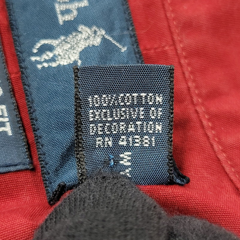 【中古品】【メンズ】 RALPH LAUREN ラルフローレン CLASSIC FIT LS BD SHIRT クラシックフィット ロングスリーブ ボタンダウン シャツ 長袖 トップス 146-250719-as-15-izu サイズ：XXL カラー：レッド 万代Net店