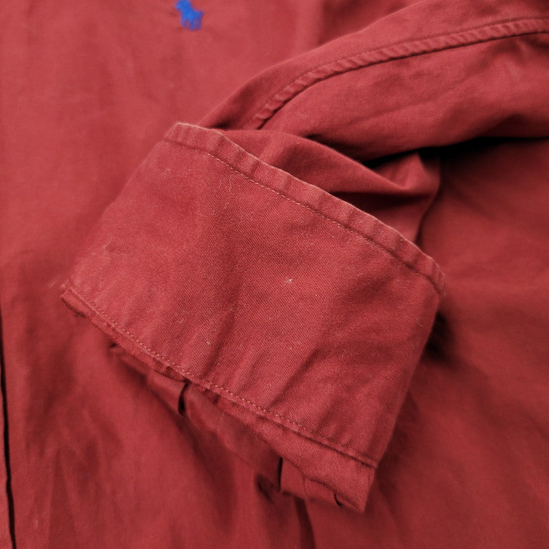 【中古品】【メンズ】 RALPH LAUREN ラルフローレン CLASSIC FIT LS BD SHIRT クラシックフィット ロングスリーブ ボタンダウン シャツ 長袖 トップス 146-250719-as-15-izu サイズ：XXL カラー：レッド 万代Net店