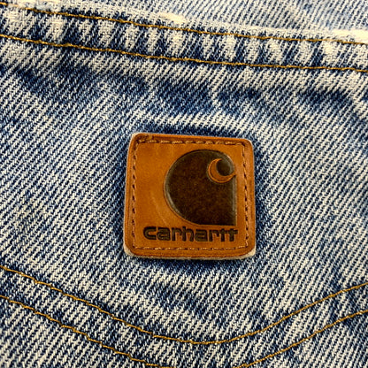 【現状渡し品】【メンズ】 Carhartt カーハート RELAXED FIT DENIM PANTS B160DST リラックスフィット デニムパンツ メキシコ製 ジーンズ ボトムス 157-250719-as-28-izu サイズ：36×30 カラー：ライトインディゴ 万代Net店