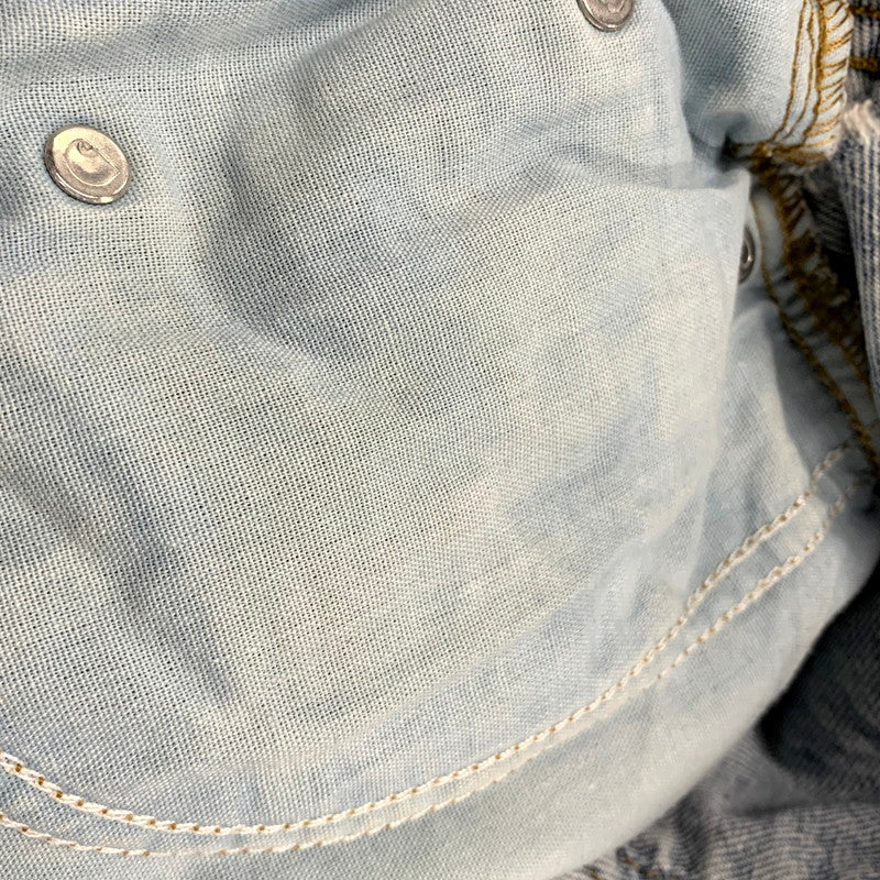 【現状渡し品】【メンズ】 Carhartt カーハート RELAXED FIT DENIM PANTS B160DST リラックスフィット デニムパンツ メキシコ製 ジーンズ ボトムス 157-250719-as-28-izu サイズ：36×30 カラー：ライトインディゴ 万代Net店