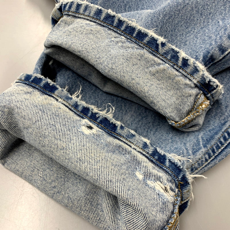 【現状渡し品】【メンズ】 Carhartt カーハート RELAXED FIT DENIM PANTS B160DST リラックスフィット デニムパンツ メキシコ製 ジーンズ ボトムス 157-250719-as-28-izu サイズ：36×30 カラー：ライトインディゴ 万代Net店