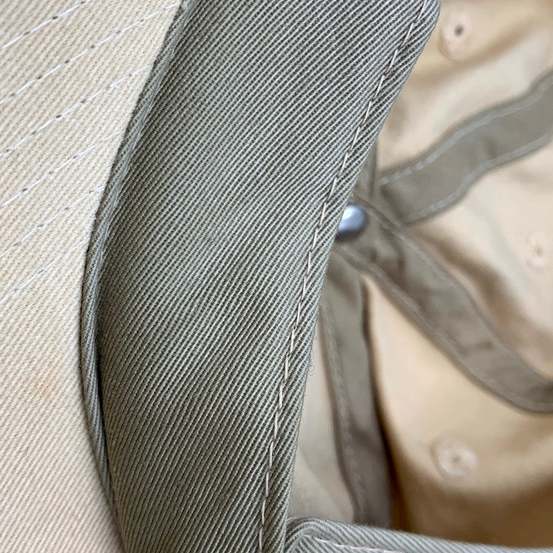 【中古品】【メンズ/レディース】 Calvin klein Jeans カルバンクラインジーンズ USA製 SNAP BACK COTTON CAP BEIGE スナップ バック コットン キャップ 帽子 185-250720-km-09-izu サイズ：F カラー：ベージュ 万代Net店