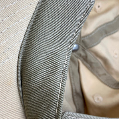 【中古品】【メンズ/レディース】 Calvin klein Jeans カルバンクラインジーンズ USA製 SNAP BACK COTTON CAP BEIGE スナップ バック コットン キャップ 帽子 185-250720-km-09-izu サイズ：F カラー：ベージュ 万代Net店