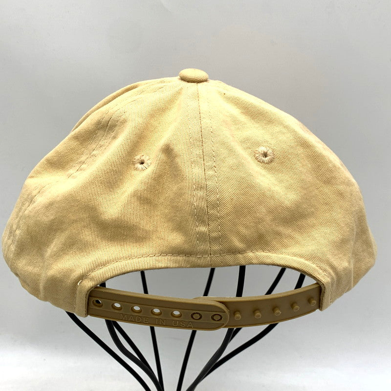 【中古品】【メンズ/レディース】 Calvin klein Jeans カルバンクラインジーンズ USA製 SNAP BACK COTTON CAP BEIGE スナップ バック コットン キャップ 帽子 185-250720-km-09-izu サイズ：F カラー：ベージュ 万代Net店