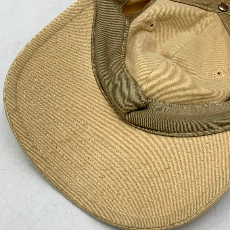 【中古品】【メンズ/レディース】 Calvin klein Jeans カルバンクラインジーンズ USA製 SNAP BACK COTTON CAP BEIGE スナップ バック コットン キャップ 帽子 185-250720-km-09-izu サイズ：F カラー：ベージュ 万代Net店