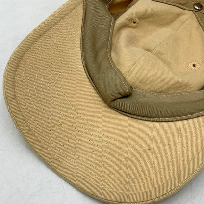 【中古品】【メンズ/レディース】 Calvin klein Jeans カルバンクラインジーンズ USA製 SNAP BACK COTTON CAP BEIGE スナップ バック コットン キャップ 帽子 185-250720-km-09-izu サイズ：F カラー：ベージュ 万代Net店
