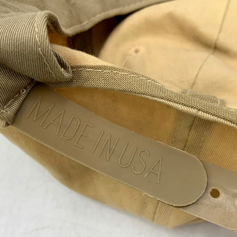 【中古品】【メンズ/レディース】 Calvin klein Jeans カルバンクラインジーンズ USA製 SNAP BACK COTTON CAP BEIGE スナップ バック コットン キャップ 帽子 185-250720-km-09-izu サイズ：F カラー：ベージュ 万代Net店