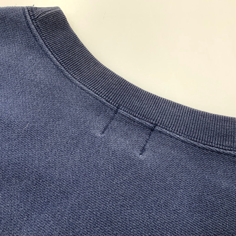 【現状渡し品】【メンズ】 FRONT PRINT SWEATSHIRT フロント プリント スウェットシャツ トレーナー 長袖 トップス 142-250719-as-20-izu サイズ：M カラー：ネイビー 万代Net店