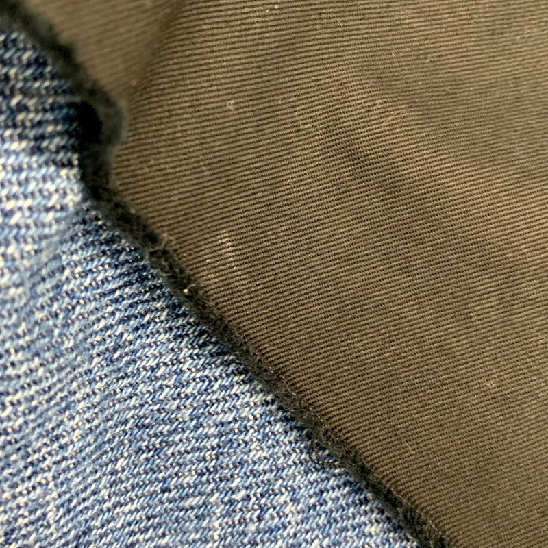 【中古品】【メンズ】 S-DUSTIN LS DOCKING SHIRT A00094 ロングスリーブ ドッキング シャツ 長袖 トップス 141-250719-as-27-izu サイズ：S カラー：ブラック×インディゴ 万代Net店