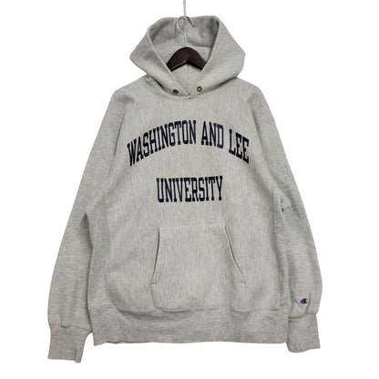 【中古品】【メンズ】 OLD CHAMPION オールド チャンピオ "WASHINGTON AND LEE UNIVERSITY" REVERSE WEAVE HOODIE リバースウィーブ スウェット パーカー ストリート 146-250721-rk-09-izu サイズ：XL カラー：グレー 万代Net店