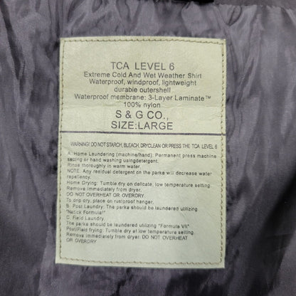 【現状渡し品】【メンズ】 S&G CO. TCA LEVEL 6 JACKET ジャケット アウター 145-250720-as-18-izu サイズ：L カラー：ブラック 万代Net店