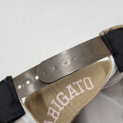 【中古品】【メンズ/レディース】 SAPEUR サプール LOGO BB CAP ロゴ ベースボールキャップ 帽子 185-250723-as-19-izu サイズ：F カラー：ベージュ×ピンク 万代Net店