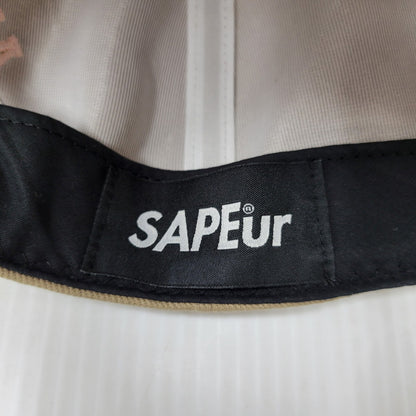 【中古品】【メンズ/レディース】 SAPEUR サプール LOGO BB CAP ロゴ ベースボールキャップ 帽子 185-250723-as-19-izu サイズ：F カラー：ベージュ×ピンク 万代Net店