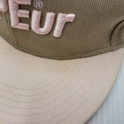 【中古品】【メンズ/レディース】 SAPEUR サプール LOGO BB CAP ロゴ ベースボールキャップ 帽子 185-250723-as-19-izu サイズ：F カラー：ベージュ×ピンク 万代Net店