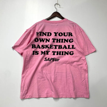 【中古品】【メンズ】 SAPEUR サプール VINTAGE ウィンテージ SNOOPY SS TEE スヌーピー Tシャツ 半袖 トップス 142-250721-rk-15-izu サイズ：XL カラー：ピンク 万代Net店