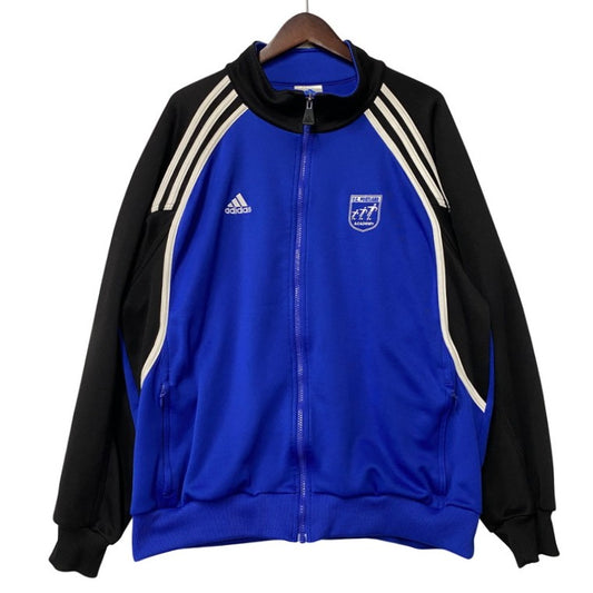 【中古品】【メンズ】 OLD ADIDAS オールドアディダス F.C.PORTLAND TRACK JACKET トラックジャケット 146-250723-as-20-izu サイズ：L カラー：ブルー 万代Net店