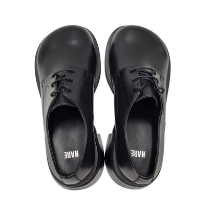 【中古美品】【メンズ】 HARE ハレ BOLDTOE DRESS SHOES HA040095OR ボールドトゥ ドレスシューズ 靴 164-250723-as-17-izu サイズ：M カラー：ブラック 万代Net店