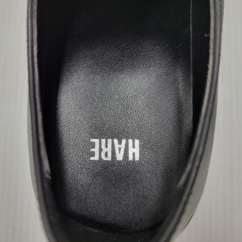 【中古美品】【メンズ】 HARE ハレ BOLDTOE DRESS SHOES HA040095OR ボールドトゥ ドレスシューズ 靴 164-250723-as-17-izu サイズ：M カラー：ブラック 万代Net店