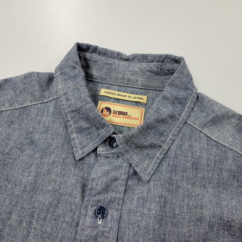 【中古品】【メンズ】 Nigel Cabourn ナイジェルケーボン 8045-13-10000 AW FIELD SHIRT フィールド シャツ 長袖 トップス 145-250721-rk-08-izu サイズ：50 カラー：ブルー系 万代Net店