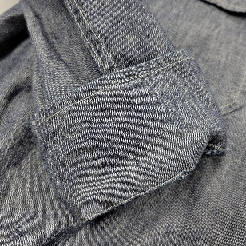 【中古品】【メンズ】 Nigel Cabourn ナイジェルケーボン 8045-13-10000 AW FIELD SHIRT フィールド シャツ 長袖 トップス 145-250721-rk-08-izu サイズ：50 カラー：ブルー系 万代Net店