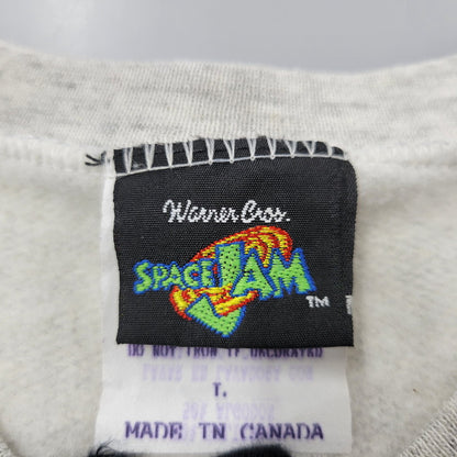 【中古品】【メンズ】 SPACE JAM スペース ジャム カナダ製 c1996 MOVIE SWEATSHIRT ムービー スウェット トップス 長袖 146-250721-rk-06-izu サイズ：不明 カラー：グレー 万代Net店